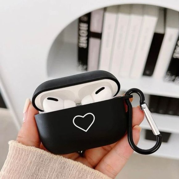 Light pink and Black silicone case for AirPod Pro - Picture 2 of 3